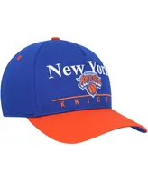 Men's '47 Brand Blue, Orange New York Knicks Super Hitch Adjustable Hat