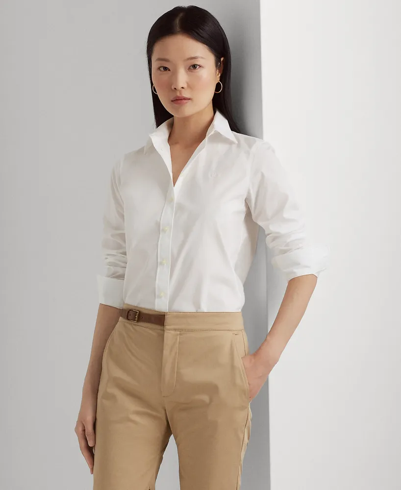 Lauren Ralph Non-Iron Straight-Fit Shirt, Regular & Petite