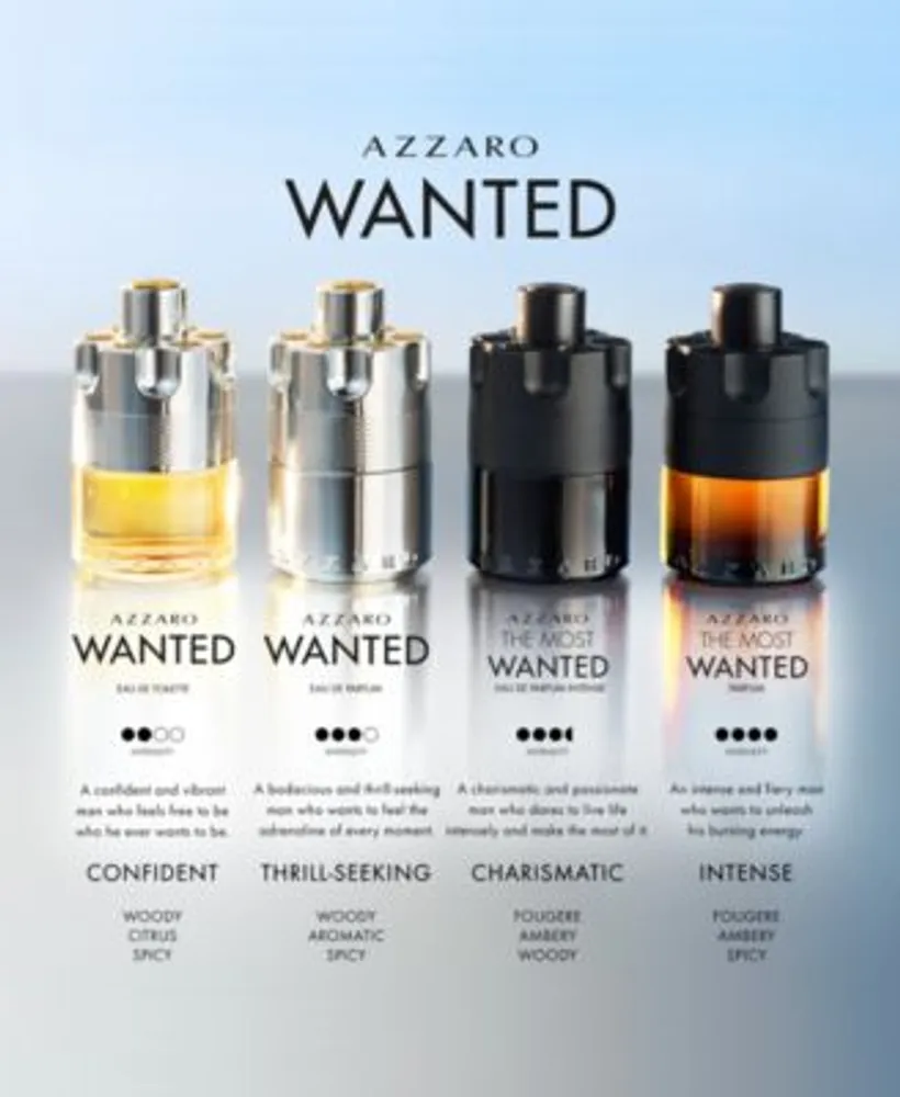 Azzaro Mens Wanted Eau De Parfum Fragrance Collection