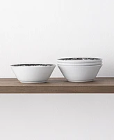 Noritake Rill Set of 4 Fruit Bowls, Service for
