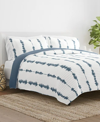 ienjoy Home Shibori Reversible -Pc. Quilt Set