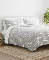 ienjoy Home Horizon Lines Reversible -Pc. Quilt Set