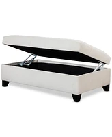Closeout! Kallison 53" Fabric Storage Ottoman, Created for Macy's