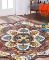 Lr Home Sweet SINUO54108 4' x 4' Round Area Rug