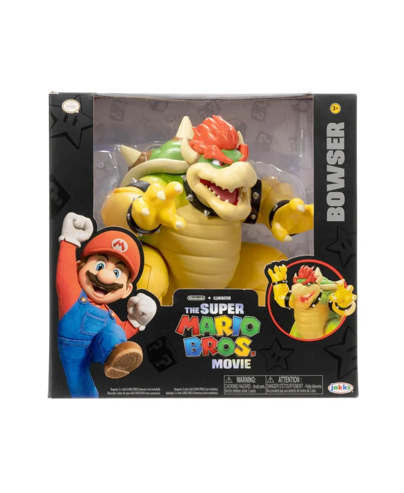 Super Mario 7" Bowser Figure with Fire Breathing Effect