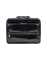 Mcklein Elston Checkpoint-Friendly Double Compartment Laptop Briefcase