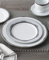 Noritake Laurelvale 4 Piece Dinner Plate Set, Service for 4