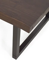 Steve Silver Jennings 48" Solid Wood Live Edge Cocktail Table