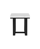 Steve Silver Lucca 24" Marble Top End Table