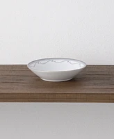 Noritake Satin Flourish 4 Piece Fruit Bowl Set, Service for 4