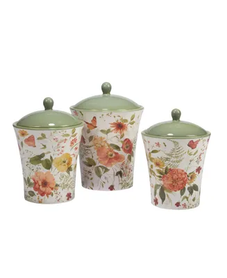 Certified International Nature's Song Canister Set 3