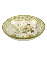 Certified International Green Fields Serving/Pasta Bowl 13"