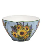 Certified International Sunflower Bouquet Deep Bowl 9"