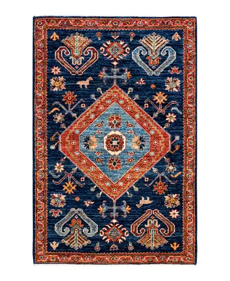 Adorn Hand Woven Rugs Serapi M1982 4' x 10' Area Rug