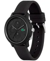 Lacoste Men's L 12.12. Chrono Silicone Strap Watch 43mm