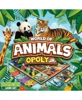 Masterpieces World of Animals Opoly Junior for Kids and Families