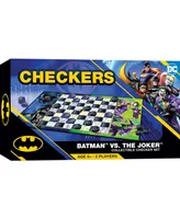 Masterpieces Batman vs The Joker Checkers Board Game for Kids