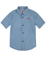 Levi's Toddler Boys Short Sleeve Woven Button-Up Shirt