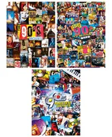 Masterpieces Decades - The 90's 500 Piece Jigsaw Puzzles 3 Pack