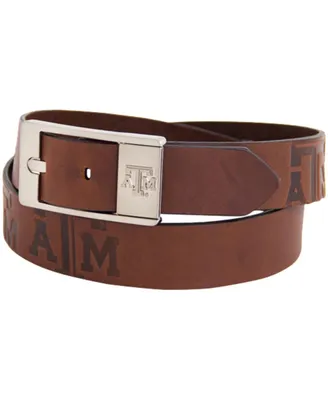 Men's Texas A&M Aggies Brandish Leather Belt - Brown