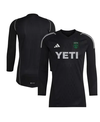Men's adidas Black Austin Fc 2023 Goalkeeper Long Sleeve Replica jersey