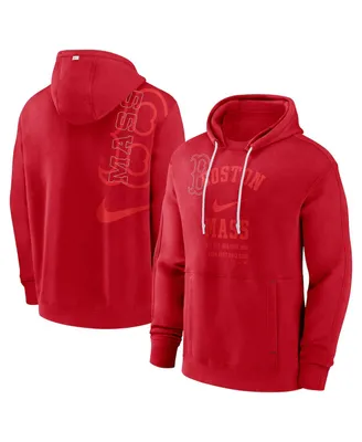 Men's Nike Red Boston Sox Statement Ball Game Pullover Hoodie