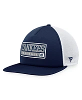 Men's Majestic Navy, White New York Yankees Foam Trucker Snapback Hat