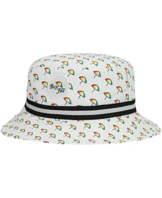 Men's Imperial White Bay Hill Allover Umbrella Bucket Hat