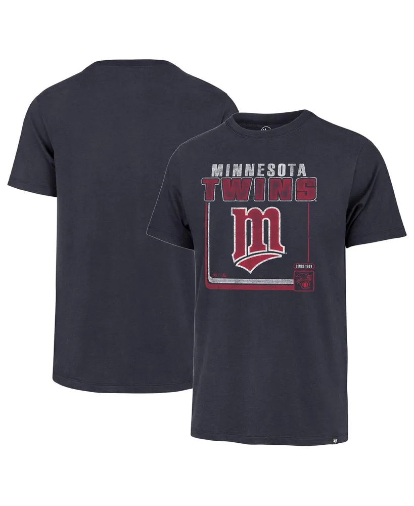 47 Brand Men's '47 Brand Navy Minnesota Twins Borderline Franklin T-shirt