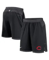 Men's Nike Black Cincinnati Reds Authentic Collection Flex Vent Performance Shorts