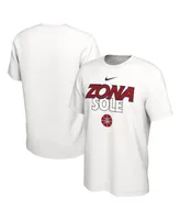 Men's Nike White Arizona Wildcats On Court Bench T-shirt