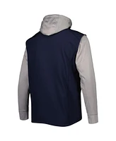 Men's Dunbrooke Navy, Heather Gray New York Yankees Alpha Full-Zip Jacket