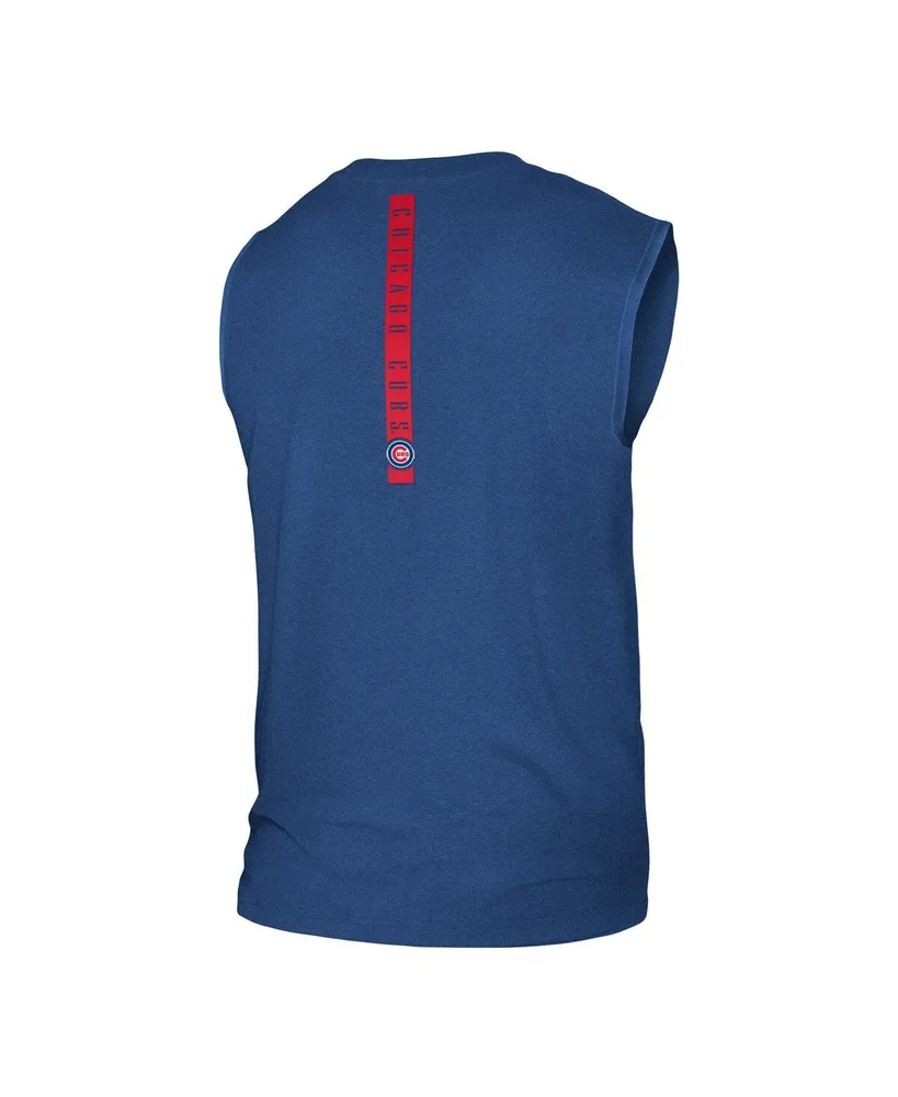 Men's New Era Royal Chicago Cubs Team Muscle Tank Top
