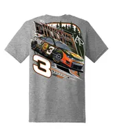 Men's Richard Childress Racing Team Collection Heather Gray Austin Dillon 2023 #3 Bass Pro Shops T-shirt