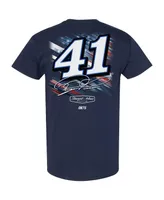 Men's Stewart-Haas Racing Team Collection Navy Ryan Preece Patriotic Fuel T-shirt