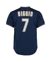 Men's Mitchell & Ness Craig Biggio Navy Houston Astros Cooperstown Collection Batting Practice Jersey