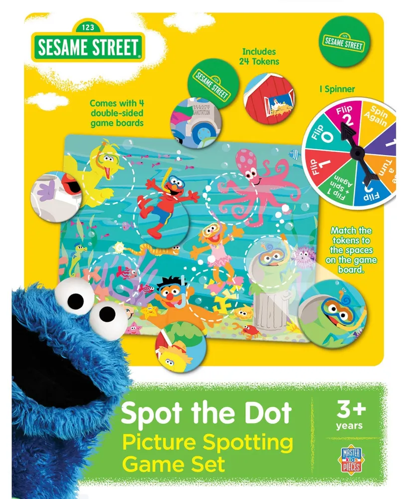Masterpieces Kids Games - Sesame Street Spot the Dot Matching Game