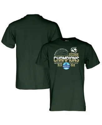 Men's Blue 84 Green Sacramento State Hornets 2023 Big Sky Women's Basketball Conference Tournament Champions T-shirt