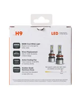 Sylvania H9 Led Powersport Headlight Bulbs for Off-Road Use or Fog Lights - 2 Pack