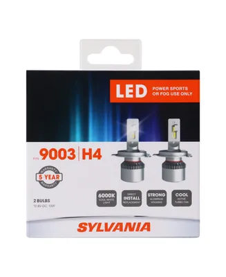 Sylvania 9003 | H4 Led Powersport Headlight Bulbs for Off-Road Use or Fog Lights - 2 Pack