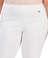I.n.c. International Concepts Plus Mid-Rise Pull-On Capri Pants, Created for Macy's