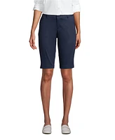 Lands' End Women's Stretch Chino Bermuda Shorts