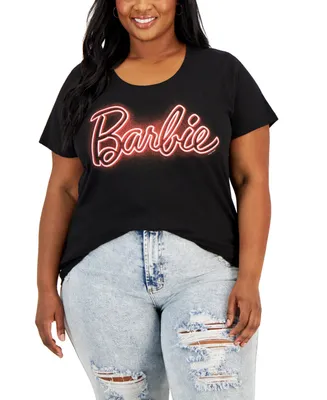 Hybrid Apparel Trendy Plus Barbie Graphic-Print T-Shirt