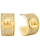 Michael Kors Pave Huggie Earrings