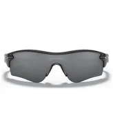 Oakley Men's Polarized Low Bridge Fit Sunglasses, OO9206 RadarLock Path 38