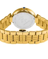 GV2 by Gevril Women's Matera Swiss Quartz Gold-Tone Stainless Steel Watch 35mm