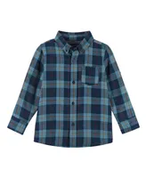 Toddler/Child Boys Plaid Button Down Shirt