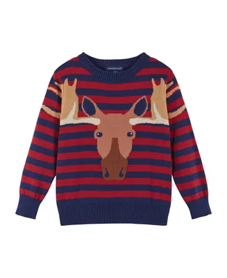 Toddler/Child Boys Moose Graphic Sweater
