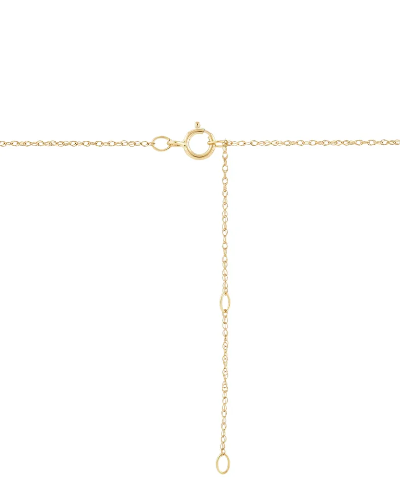 Citrine (3 ct. t.w.) & Diamond Accent 18" Pendant Necklace in 14k Gold