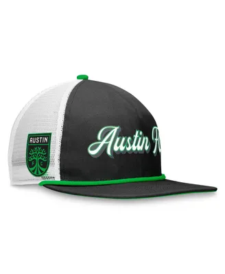 Men's Fanatics Black, White Austin Fc True Classic Golf Snapback Hat